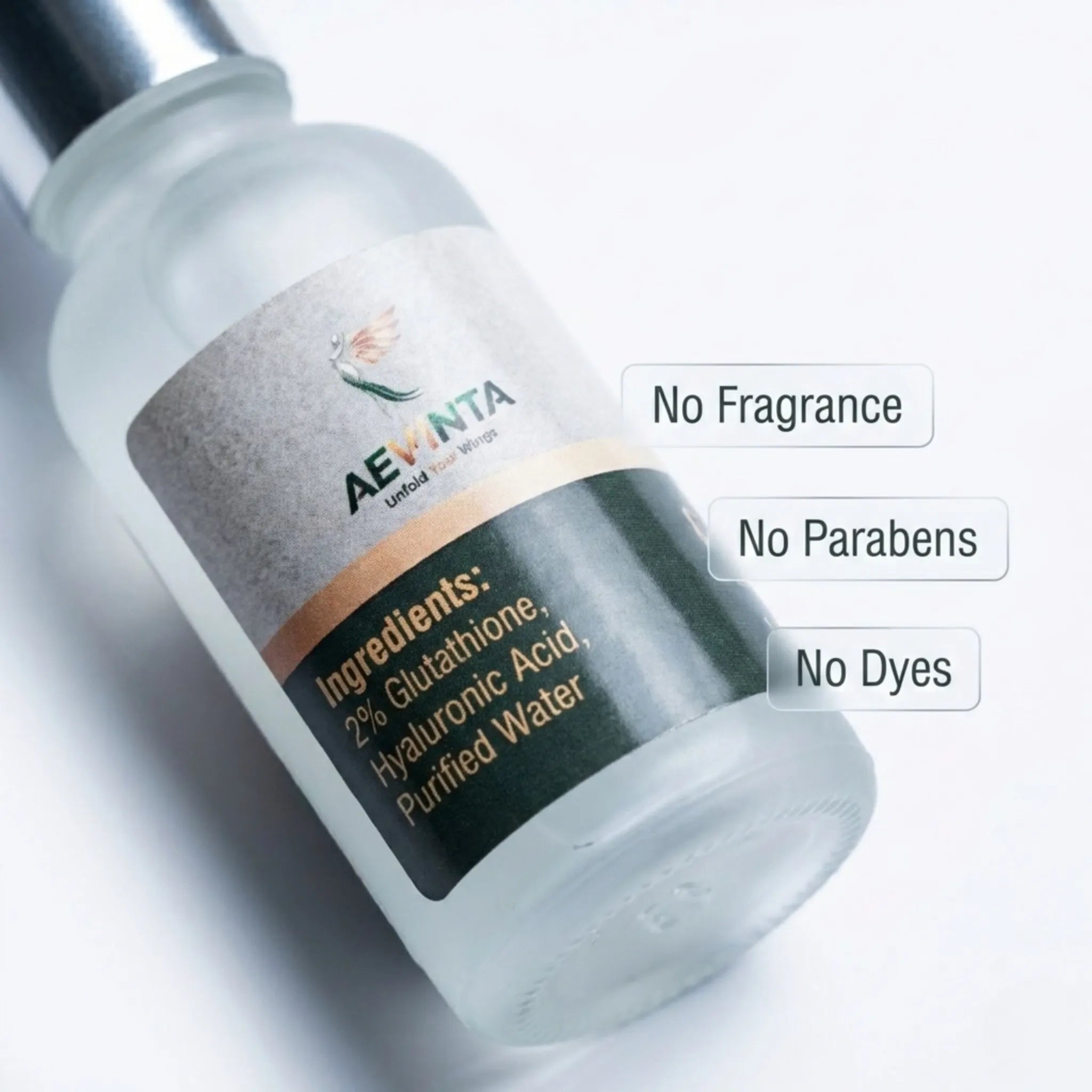 Aevinta 2% Glutathione and Hyaluronic Acid Brightening Serum 30ml Pakistan